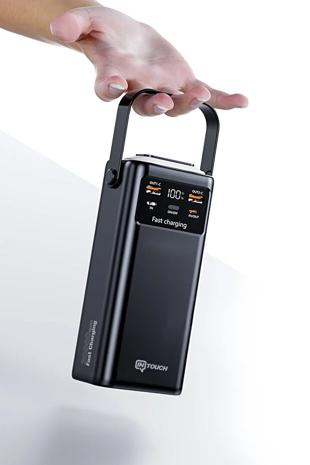 30.000 Mah 22,5W PD Hızlı Kablolu Kamp Lambası Outdoor Serisi Powerbank Fast Led Lamba